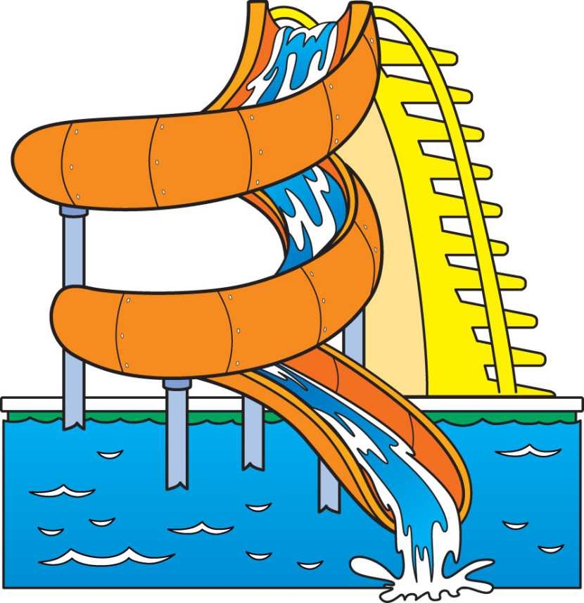 830x857 Water Slide Clip Art
