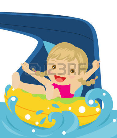382x450 Slide With Girl Clipart