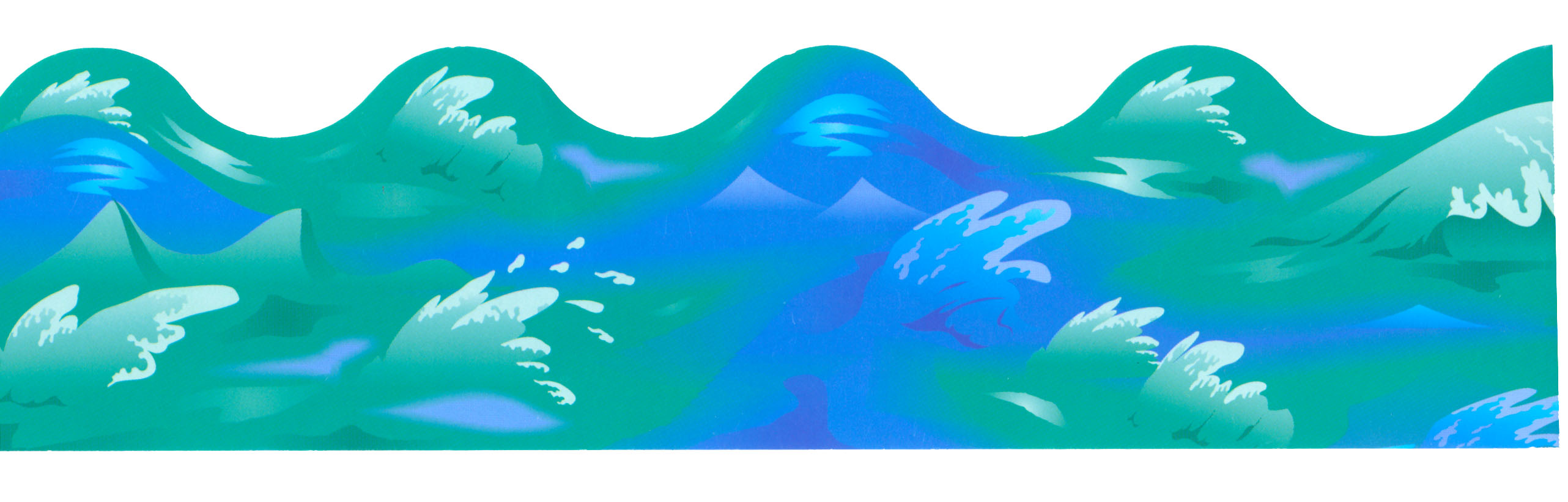 2564x822 Clipart Water Wave