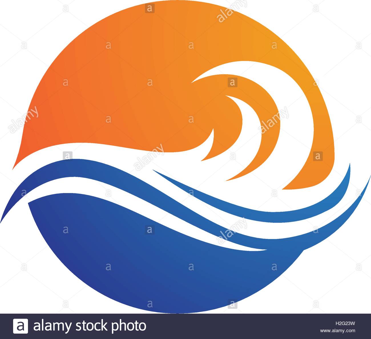 1300x1189 Water Wave Logo Template Stock Vector Art Amp Illustration, Vector