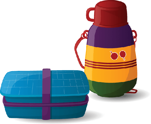 487x399 Lunch And Water Bottle Clipart The Arts Image Pbs