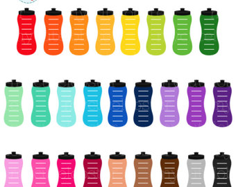 340x270 Water Bottle Clipart Etsy