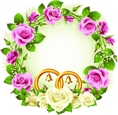 379x368 Watercolor Flower Wreath Free Vector Download (10,842 Free Vector