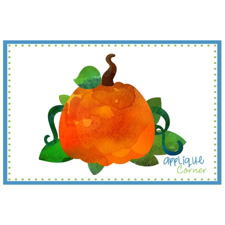 450x450 Applique Corner Watercolors