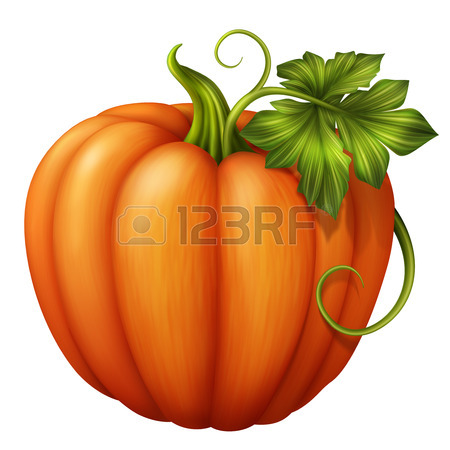 450x450 Watercolor Illustration, Autumn Pumpkins Set, Fall, Halloween