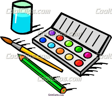 375x320 Color Clipart Watercolor