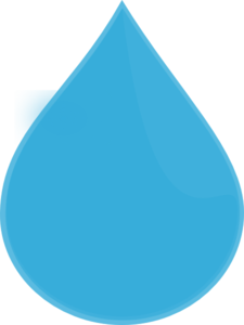 225x300 Blue Water Drop Clip Art