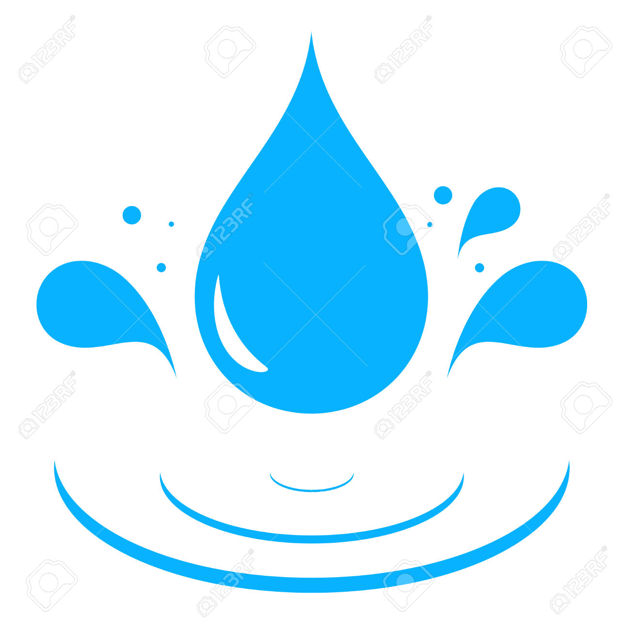 1287x1300 Water Drop Clipart Silhouette