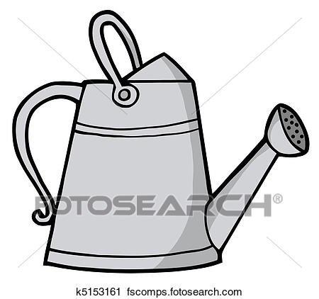450x422 Clipart Of Metal Gardening Watering Can K5153161