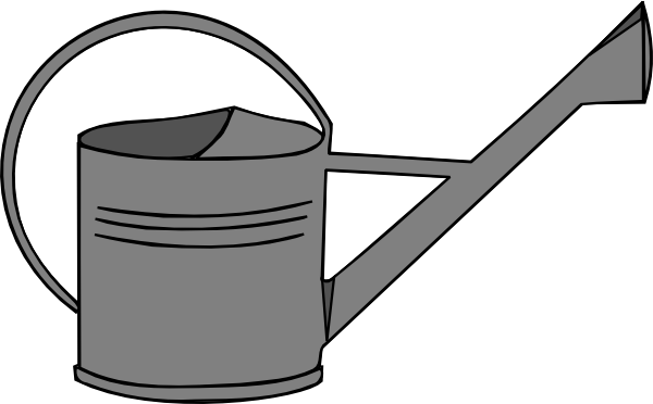 600x372 Watering Can Clip Art