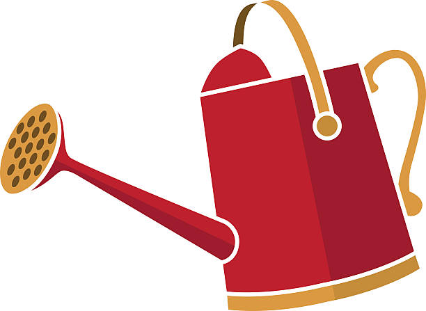 612x447 Watering Can Clipart Red