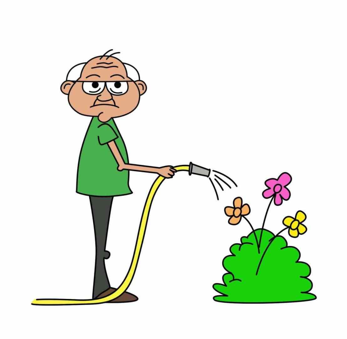 1108x1083 Watering Plants Clipart Black And White Kloiding.date