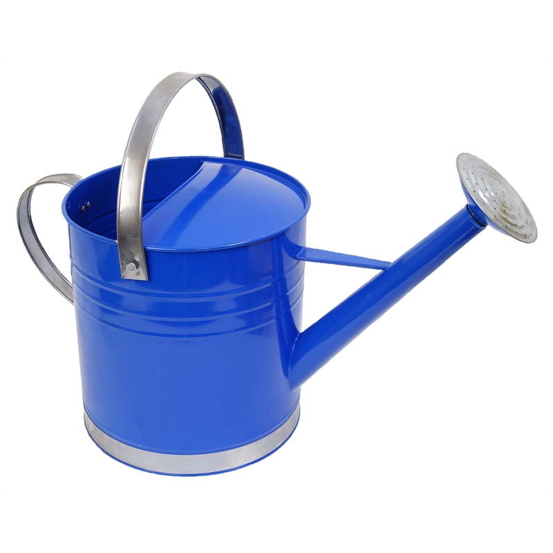 800x800 Malloy Metal Watering Can 9l Blue Bunnings Warehouse