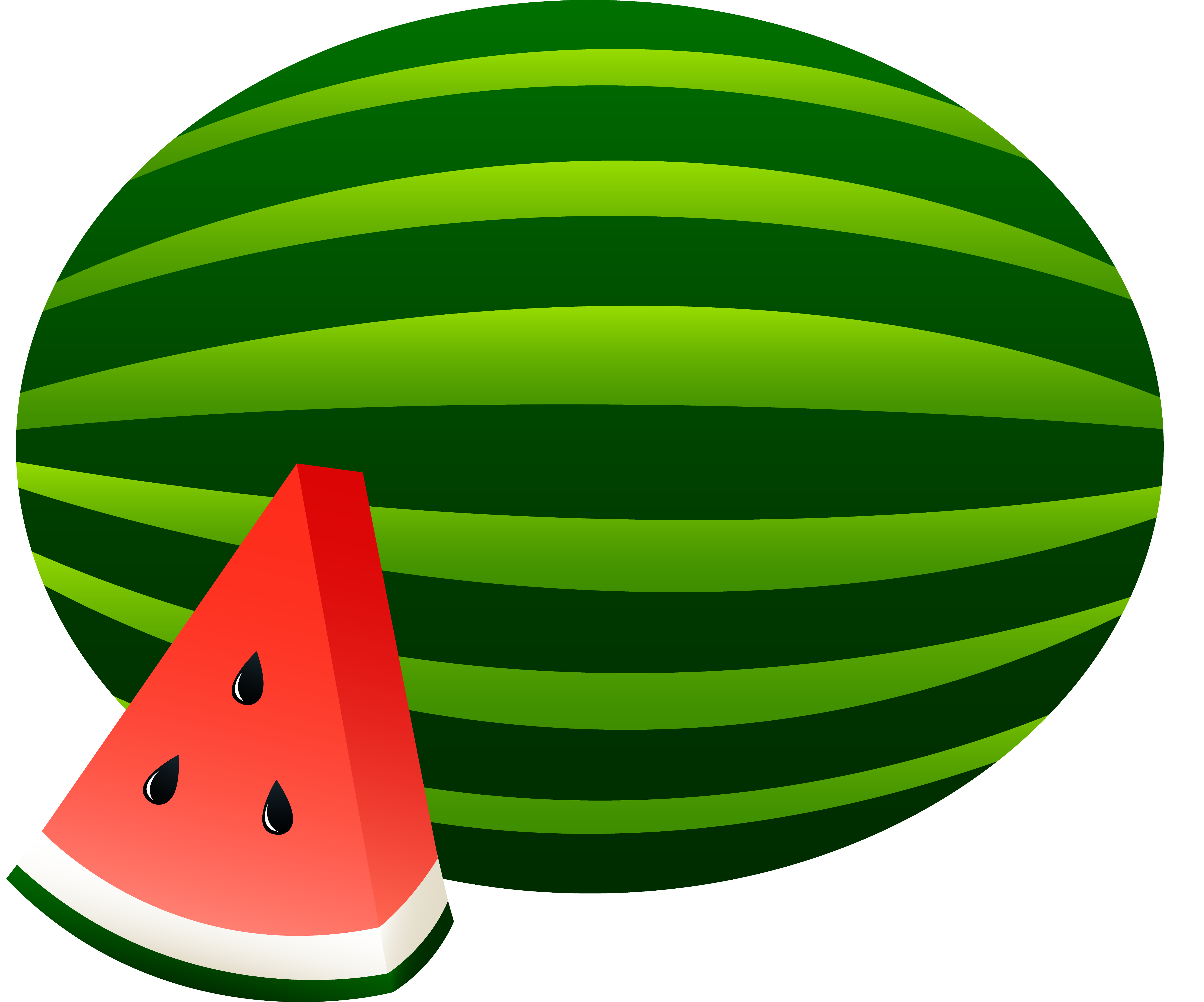 5469x4551 Watermelon Clipart Black And White Free