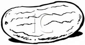 300x158 And White Watermelon Clip Art Image