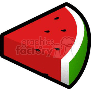 300x300 Royalty Free Watermelon Slice 382408 Vector Clip Art Image