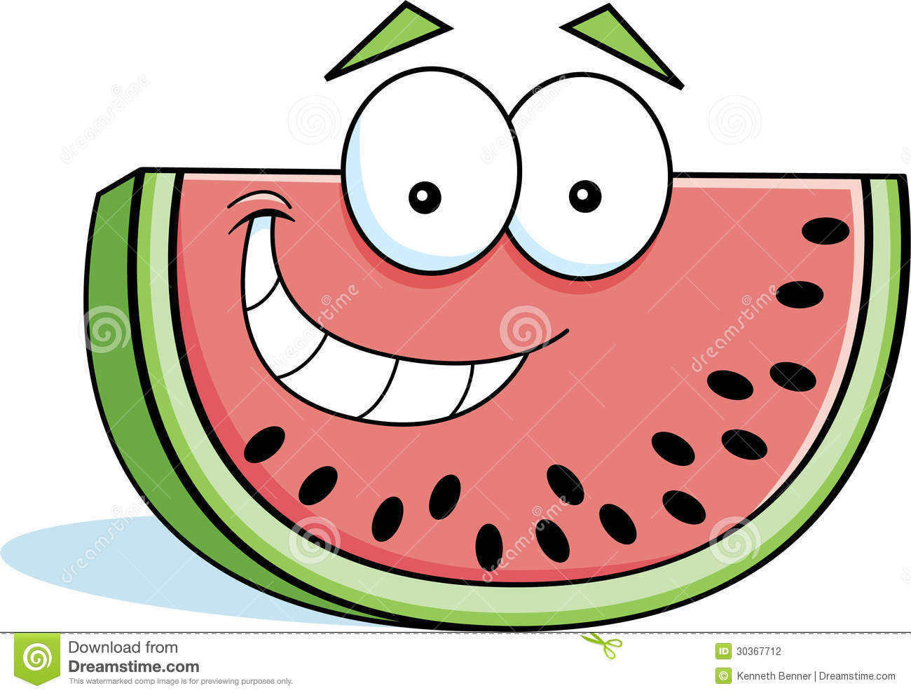 1300x992 Watermelon Cartoon Clipart
