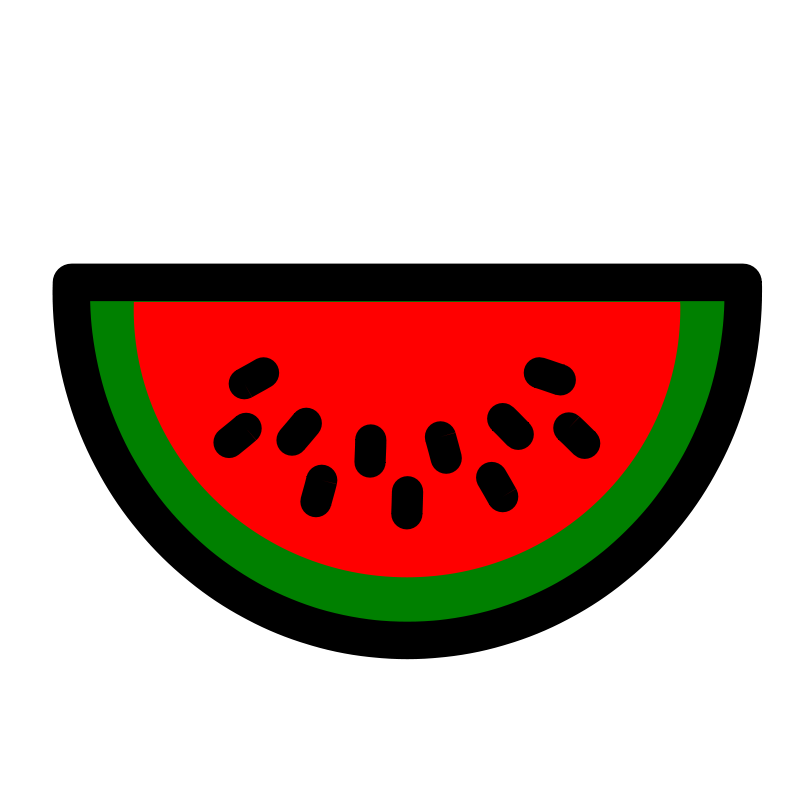 800x800 Watermelon Clip Art Clipartcow Clipartix