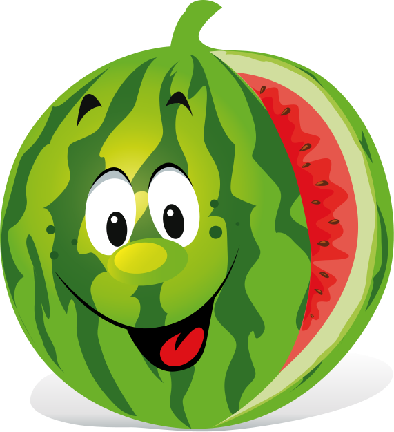 571x625 Watermelon Clipart