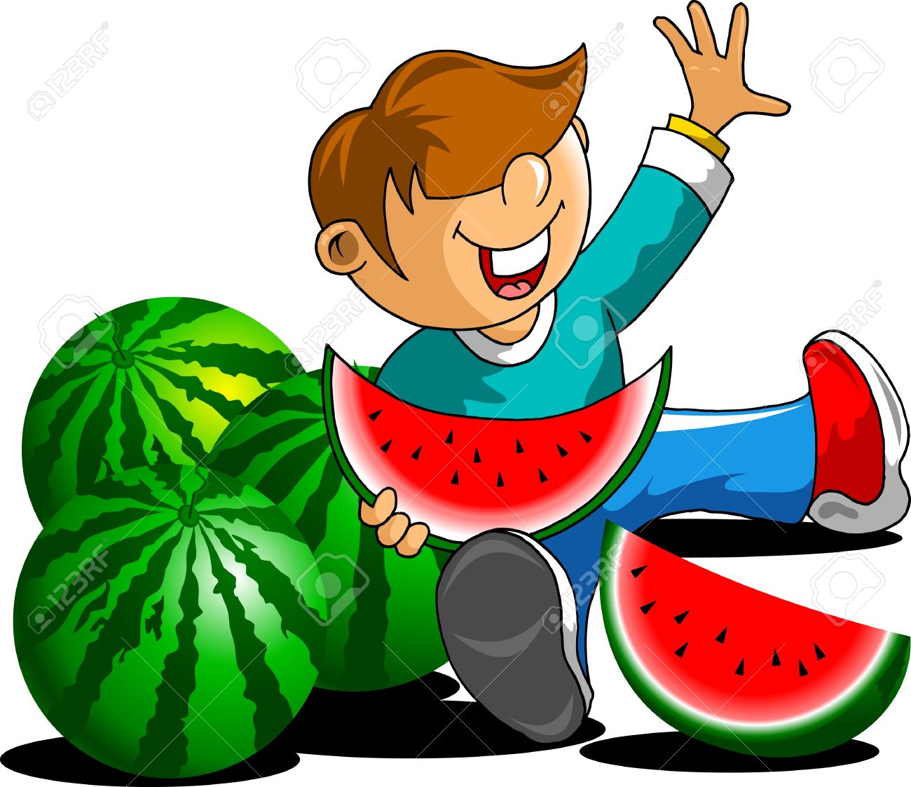 1300x1123 Watermelon Clipart Eaten