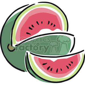 300x300 Royalty Free Watermelon 383175 Vector Clip Art Image