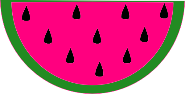 600x306 Watermelon Clip Art