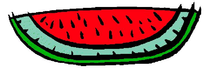 727x261 Watermelon Clipart August