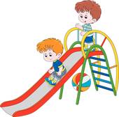 170x168 Clip Art Of Boy On A Water Slide K19579607