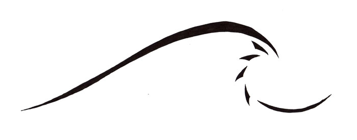 700x275 Wave Clipart Tribal