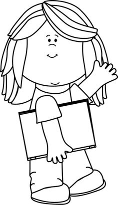 236x411 Black And White Little Boy Reading A Book Clip Art