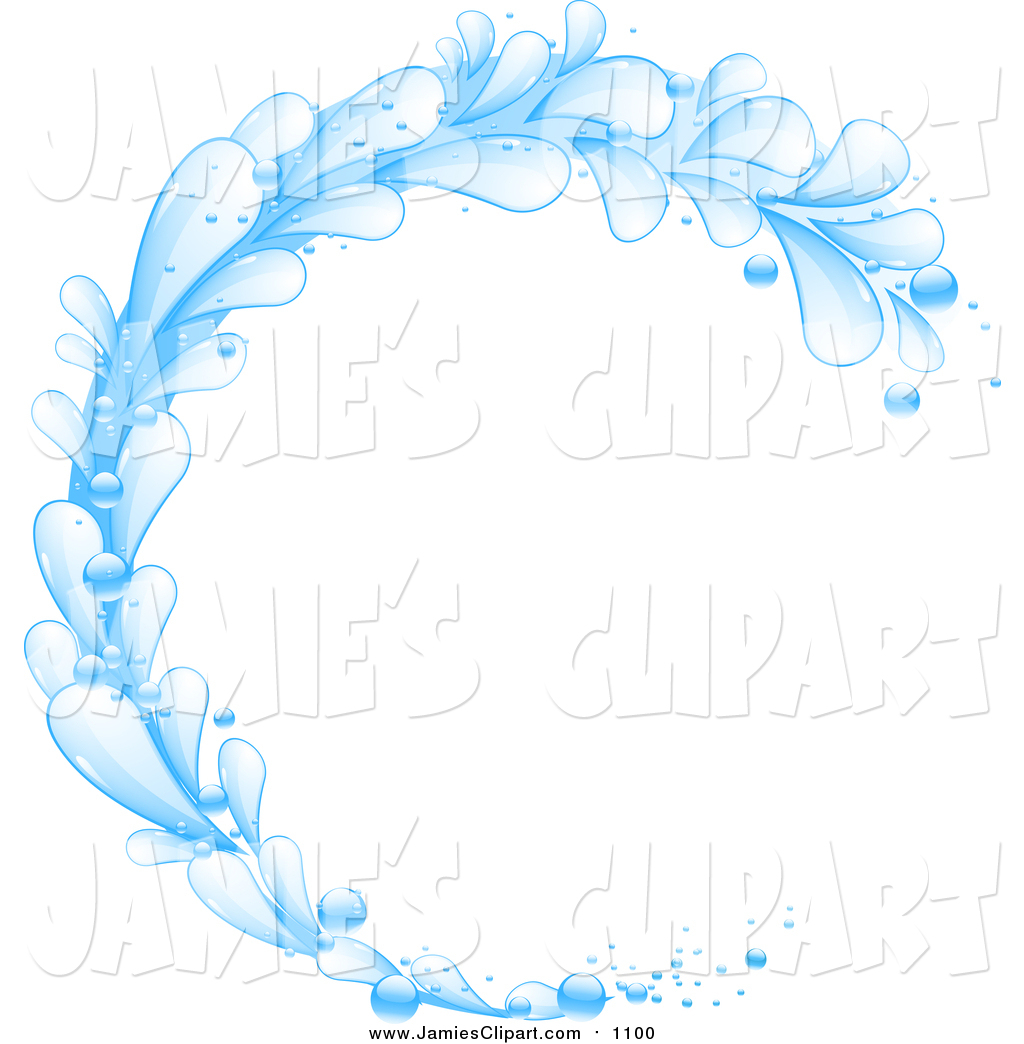 1024x1044 Clip Art Of A Blue Splash Wave By Elaineitalia