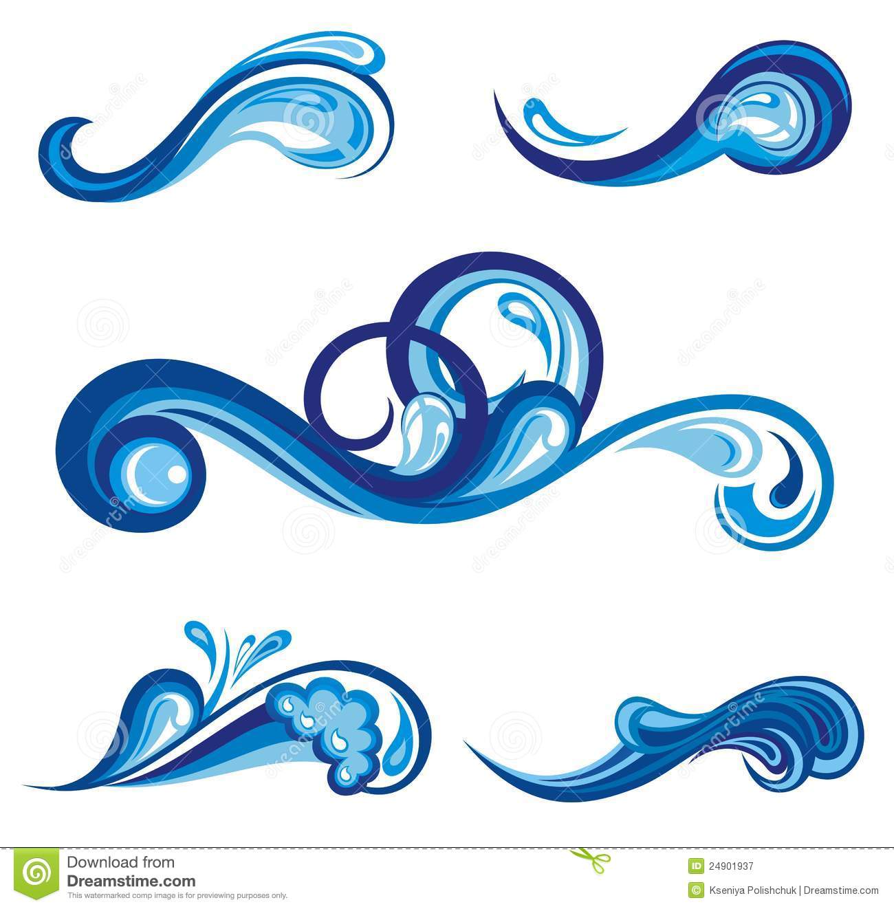 1300x1322 Wave Clipart
