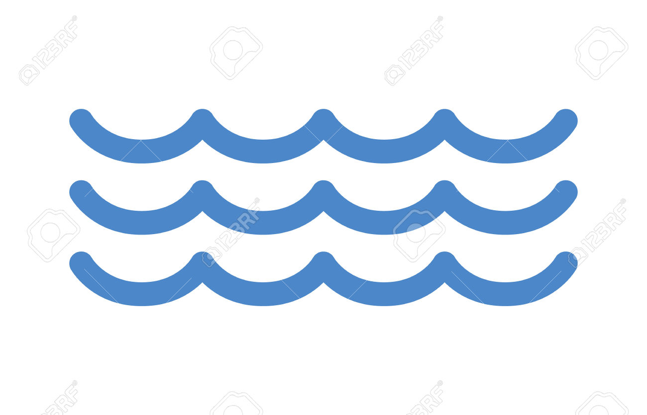 1300x835 The Sea Clipart Wave Line