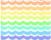 170x135 Items Similar To Pastel Ocean Waves Border Clipart, Sea, Wave