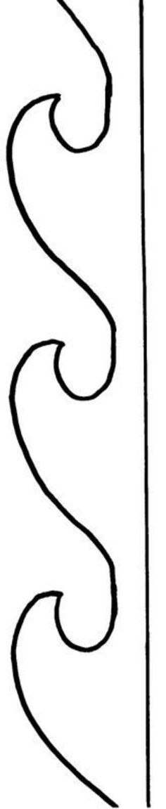 236x1151 8 Best Images Of Free Printable Wave Stencil