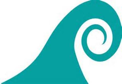 500x343 Teal Clipart Wave