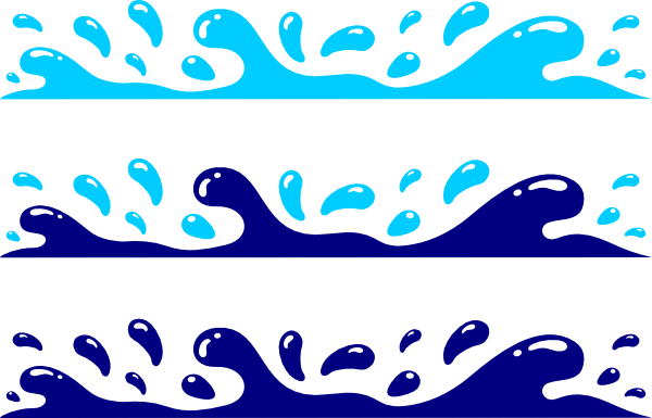 600x385 Water Clipart Border