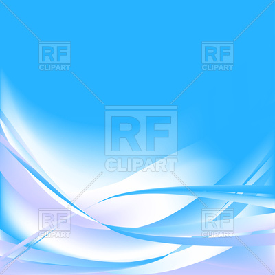 400x400 Colorful Blue And White Abstract Waves Royalty Free Vector Clip