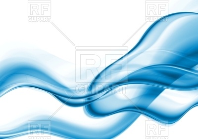 400x282 Bright Blue Waves Abstract Background Royalty Free Vector Clip Art