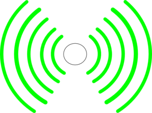 299x222 Radio Waves Clip Art