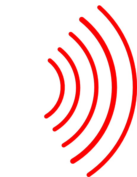 462x596 Red Waves Clip Art