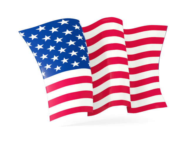 640x480 Wavy American Flag Antique Clipart