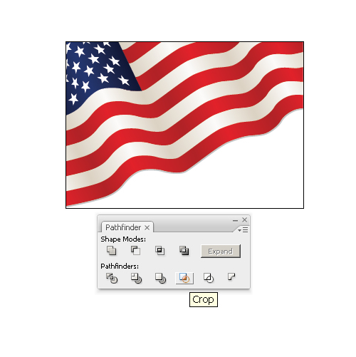 500x501 Illustrator Tutorial Waving Flag Of The Usa