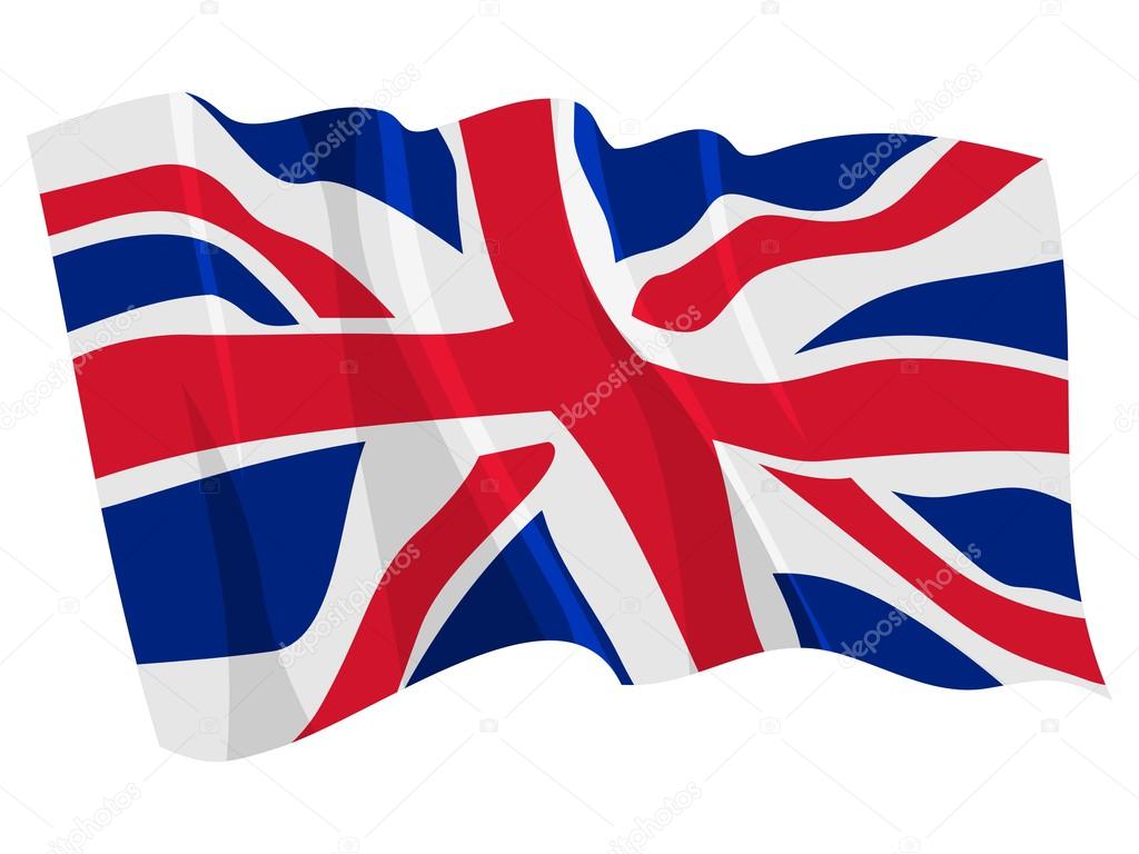 1024x768 Political Waving Flag Of United Kingdom Stock Vector Perysty