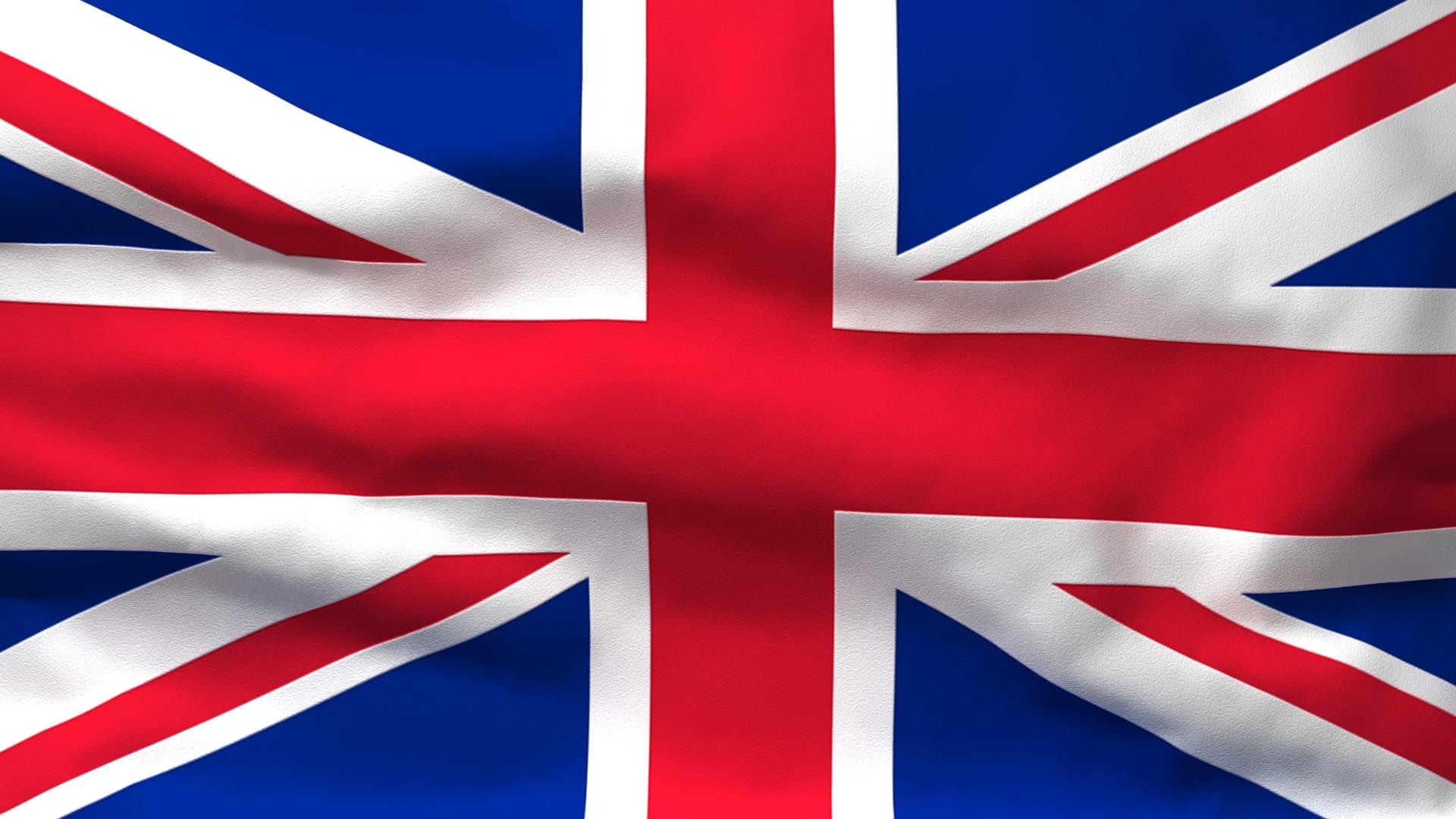 1920x1080 Waving Flag Of Great Britain