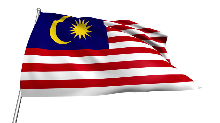 852x480 Malaysia Shining Waving Flag