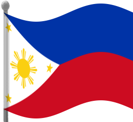 263x242 Philippines Flag Waving