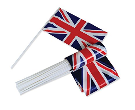 466x381 Union Jack Hand Waving Flag, Plastic Bristol Novelty Amazon.co
