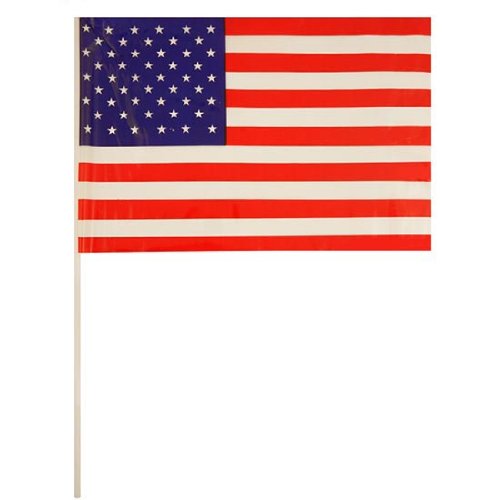 500x500 United States Handheld Waving Flag