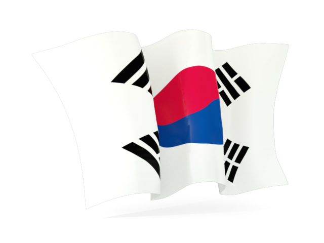 640x480 Waving Flag. Illustration Of Flag Of South Korea
